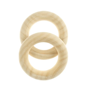 Wooden Macrame Ring 5cm