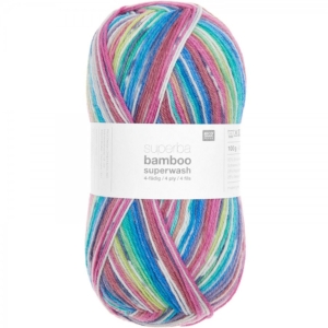 Rico Socks Bamboo Rainbow 4ply