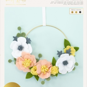 Violet Studio Felt Flower Wreath Kit