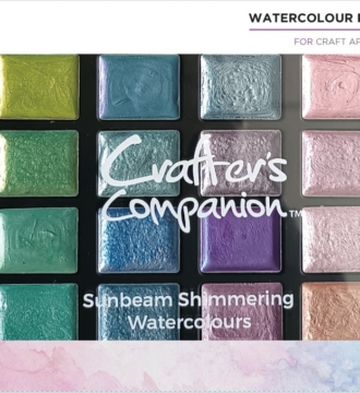 Crafters Companion Shimmering Watercolour Palette 24 Colours