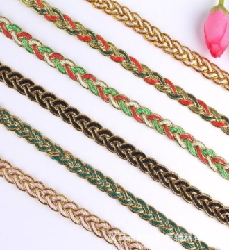 Plaited Braid 1cm SOLD BY THE METRE