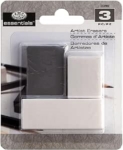 Royal & Langnickel 3 pc Artist Eraser Set