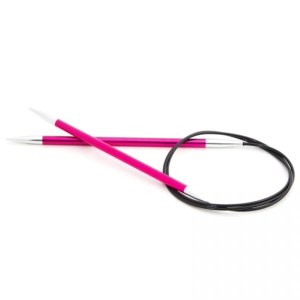 Knit Pro Zing Fixed Circular Knitting Needles  80cm