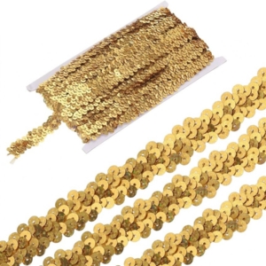 Sequins 2 Row Stretch Sold By The Metre