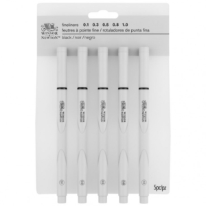 Winsor & Newton Fine Liner Black Assortment Set