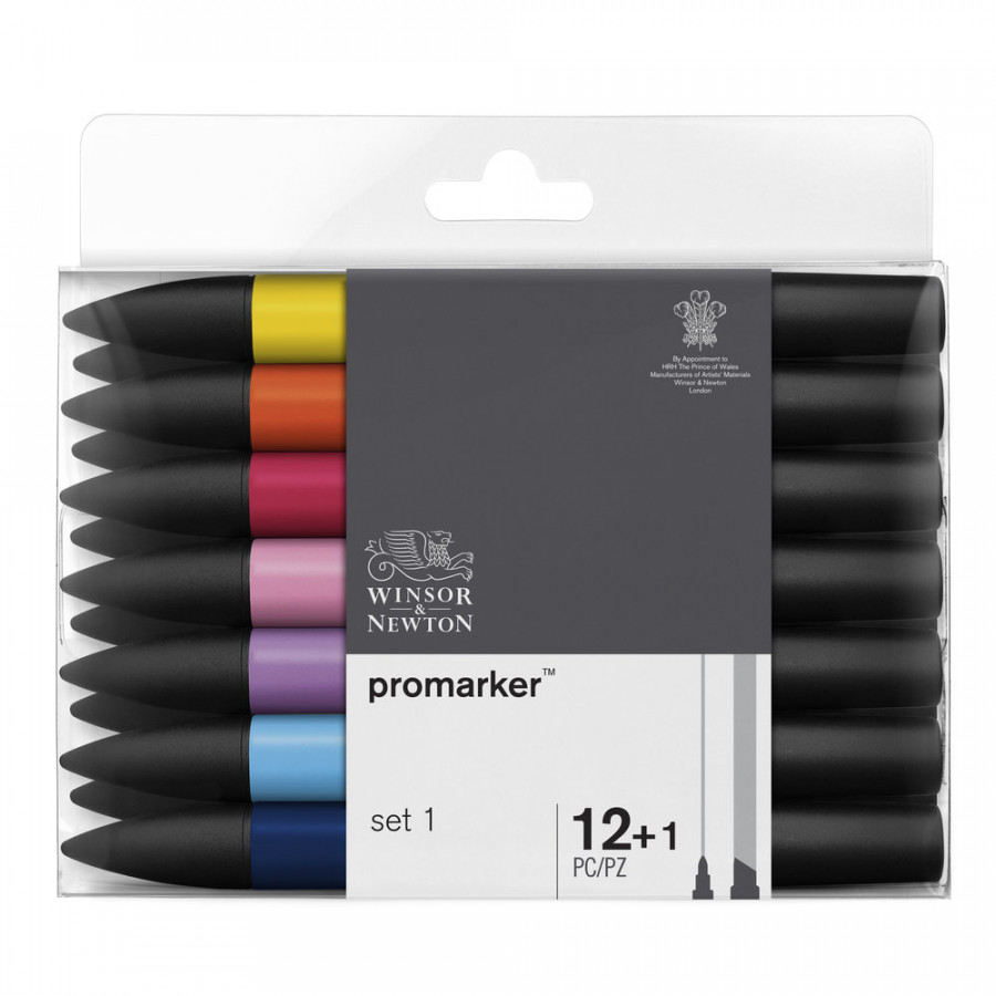 Winsor & Newton ProMarker 12+1 Set #1