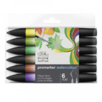 ProMarker Watercolour Set Of 6 markers
