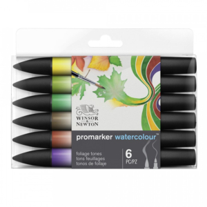 ProMarker Watercolour Set Of 6 markers