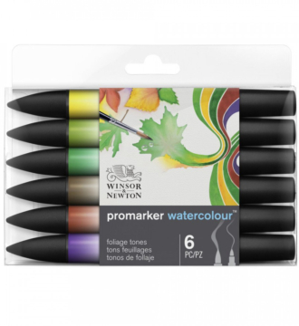 ProMarker Watercolour Set Of 6 markers