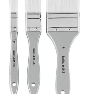Liquitex Basics Synthetic Acrylic 3Pc Brush Set