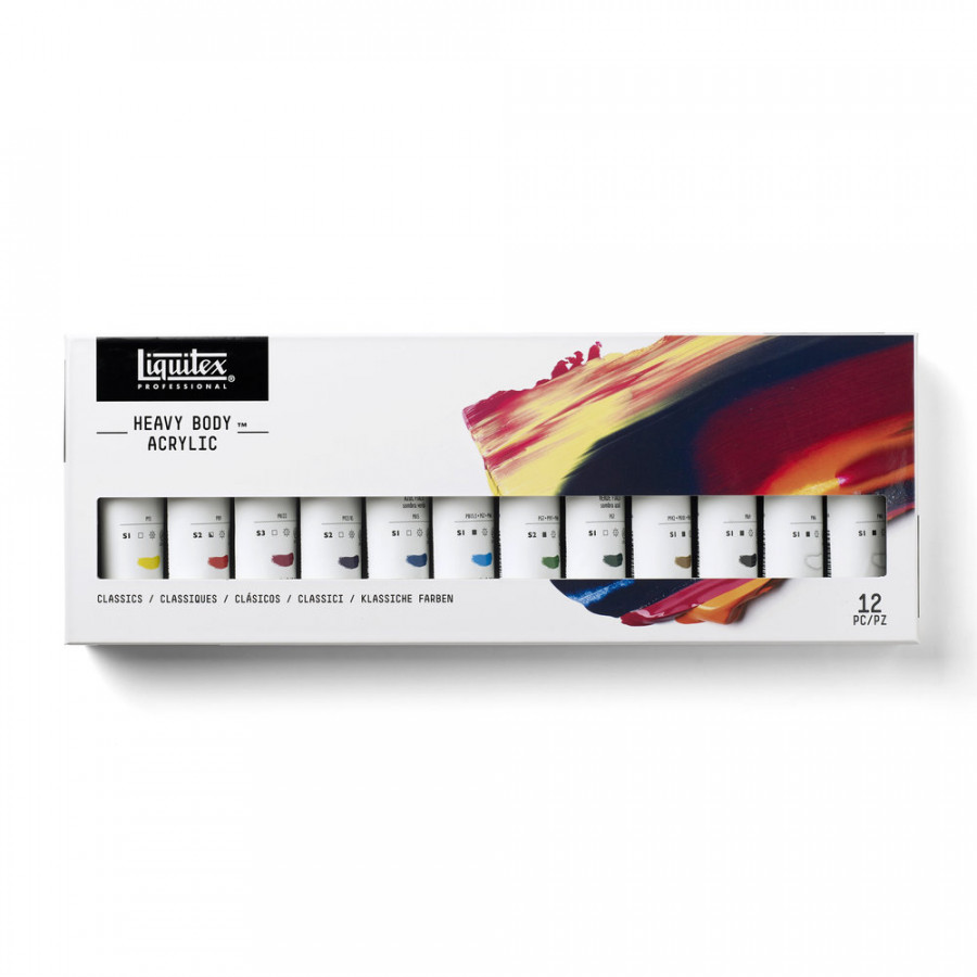 Liquitex Professional Heavy Body Acrylic Classics Set - 12 x 59ml - Image 3