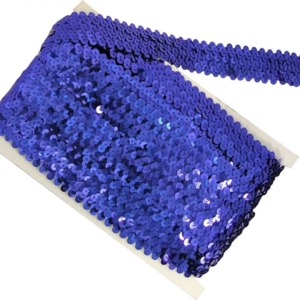 Stretch Sequins 3 Rows By The Metre