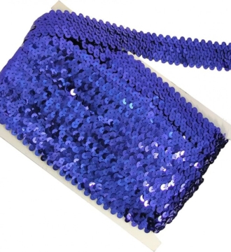 Stretch Sequins 3 Rows By The Metre