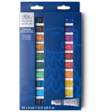Cotman Watercolour Starter Set 20 x 5ml