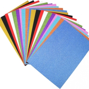 Glitter card A4
