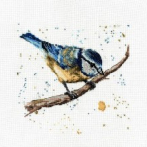 Bree Merryn Betty The Bluetit Cross Stitch Kit 30.5cm x 30.5cm