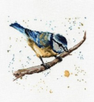 Bree Merryn Betty The Bluetit Cross Stitch Kit 30.5cm x 30.5cm