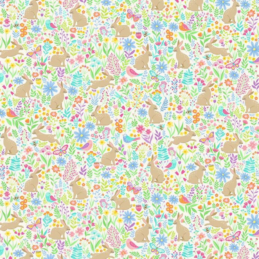 Makower UK  Hello Spring  PRICE PER METRE