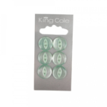 King Cole Fish-Eye Buttons - Green (Medium)