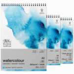 Winsor & Newton Watercolour Spiral Bound Pad 140lb/300gsm