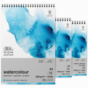 Winsor & Newton Watercolour Spiral Bound Pad 140lb/300gsm