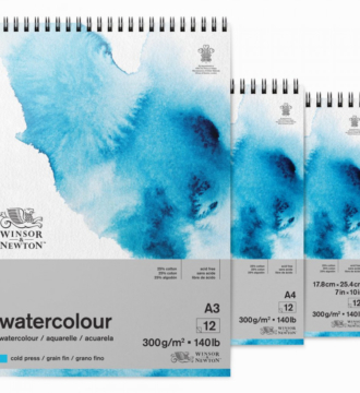 Winsor & Newton Watercolour Spiral Bound Pad 140lb/300gsm