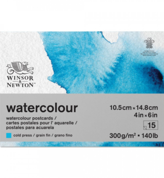 Winsor & Newton Watercolour Postcard Pad 140lb/300gsm
