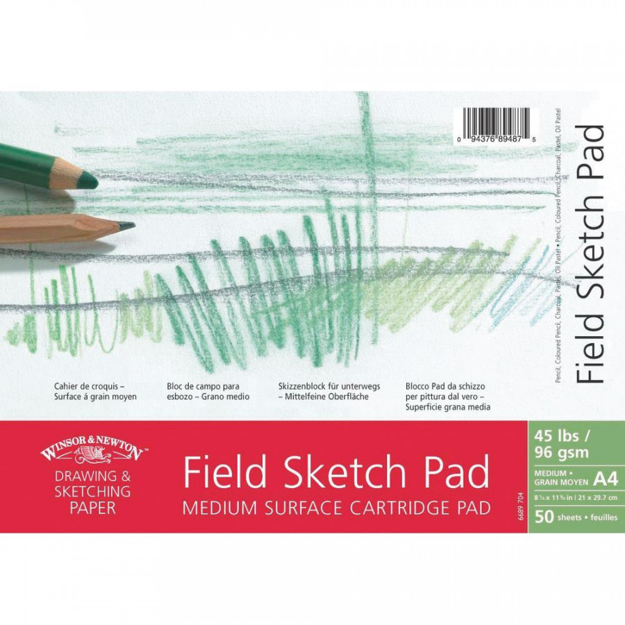 Winsor & Newton Medium Surface Spiral Pad - 96gsm - A5