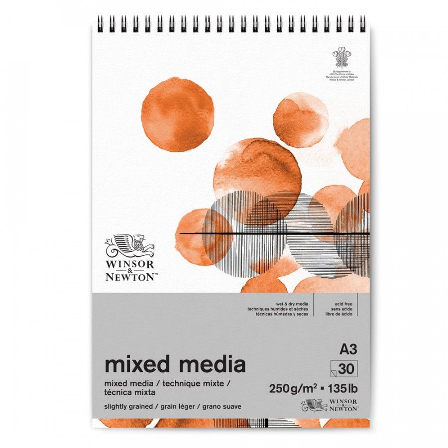 Winsor & Newton Mixed Media Paper Spiral Pad