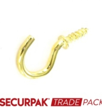 Cup Hook 38mm Brass Plated