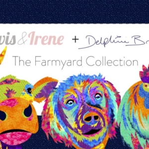 Lewis & Irene Fabric - Delphine Brooks The Farmyard Collection