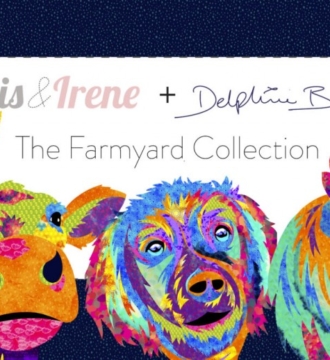 Lewis & Irene Fabric - Delphine Brooks The Farmyard Collection