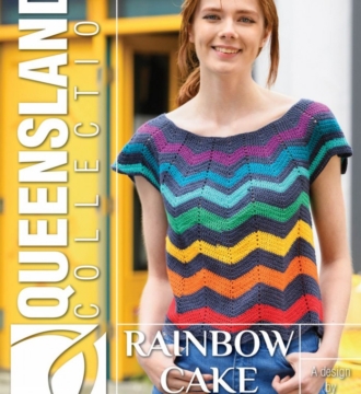 Queensland Collection Rainbow Cake Crocheted Top Eleanor