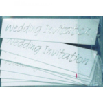 Paper Cellar Embellishments - Wedding Invitation Silver