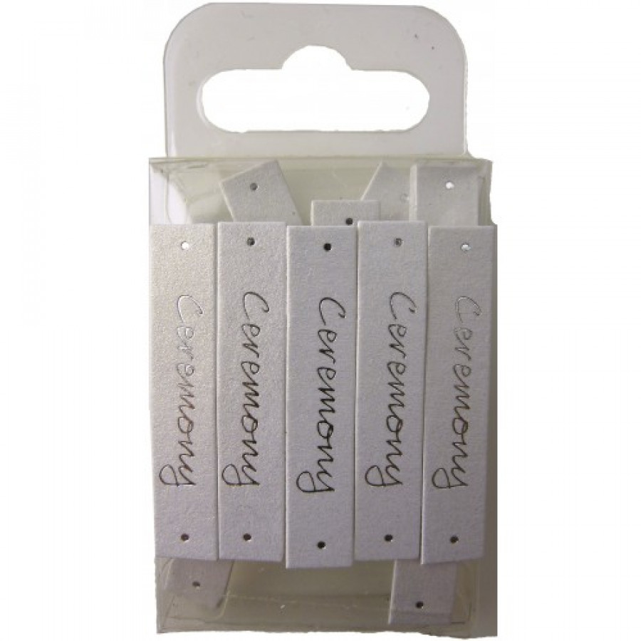 Paper Cellar Embellishments - Ceremony Silver