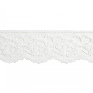 Trim Lace Nylon White