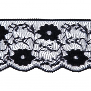 Trim Lace Nylon Black