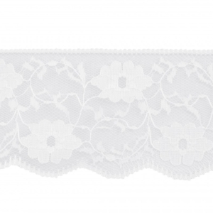 Trim Lace Nylon White