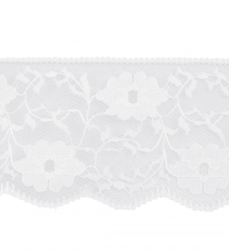 Trim Lace Nylon White