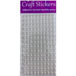 Eleganza Craft Stickers Pearl 6mm