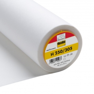 Interfacing  Standard Firm: Iron-on  White 90cm