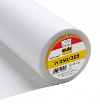 Interfacing  Standard Firm: Iron-on  White 90cm
