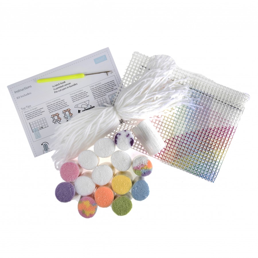 Latch Hook Kit - Rainbow - Image 3