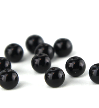 Eyes Black Glass 6mm