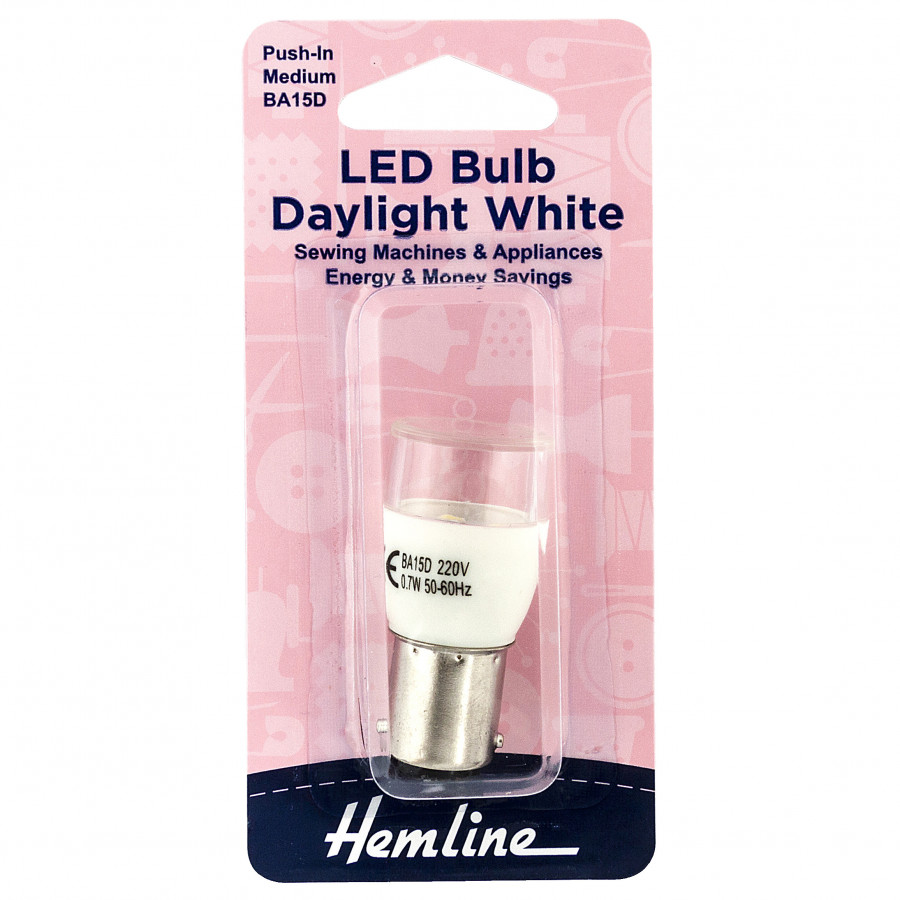 Hemline Sewing Machine Bulb: LED: 220V: Bayonet
