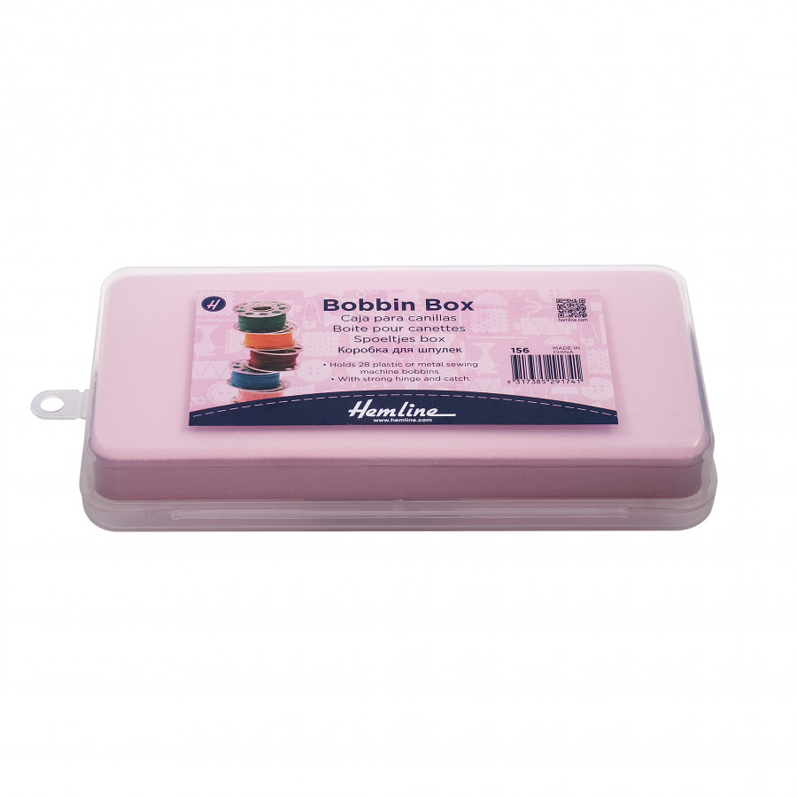 Hemline Bobbin Box: Plastic: 28 Spool