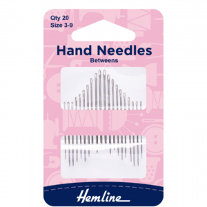 Hemline Hand Sewing Needles Between/Quilting Size 3-9