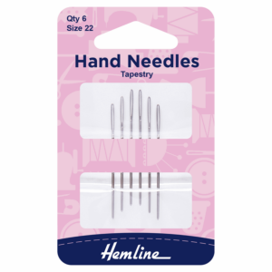 Hemline Hand Sewing Needles Tapestry Size 22