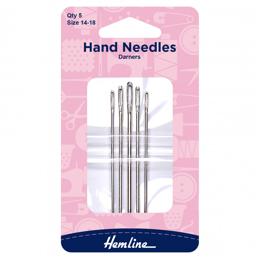 Hemline Hand Sewing Needles Darner Size 14-18