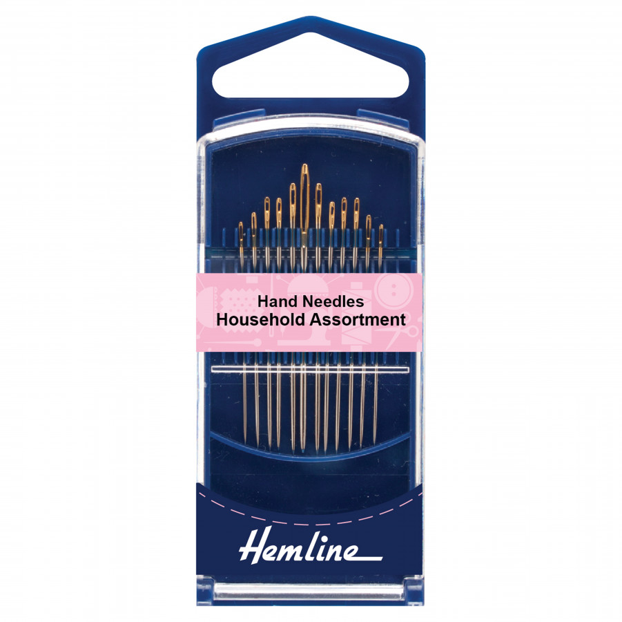 Hemline Premium Hand Sewing Needles Household Assortment